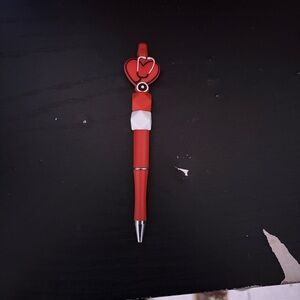 Handcrafted nurse beaded pen